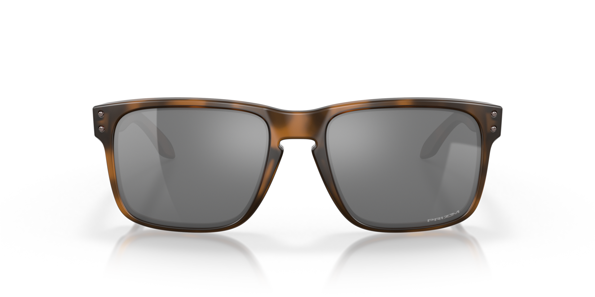 Oakley Holbrook Sunglasses front view - Colour: Matte Tortoise / Prizm Grey