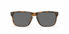 Oakley Holbrook Sunglasses front view - Colour: Matte Tortoise - Lens: Grey solid tint - Media: Custom Polarised Grey solid tint
