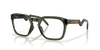 Oakley HSTN SQ RX OX8208 Optical Frames angle view - Colour: Olive Ink