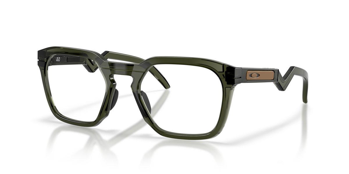 Oakley HSTN SQ RX OX8208 Optical Frames angle view - Colour: Olive Ink