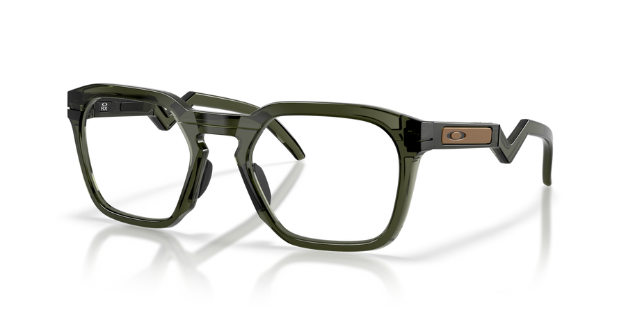 Oakley HSTN SQ RX OX8208 Optical Frames angle view - Colour: Olive Ink