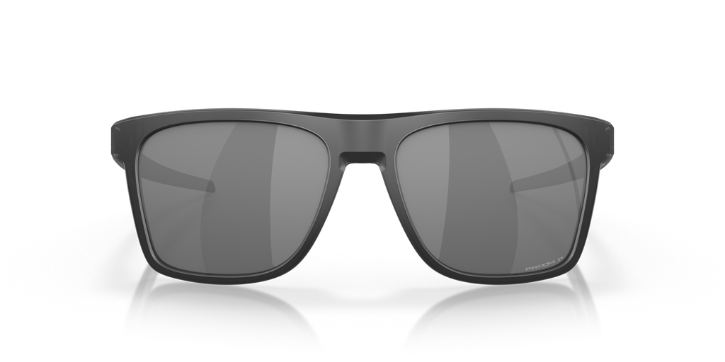 Oakley Leffingwell Sunglasses front view - Colour: Matte Black Ink / Prizm Black