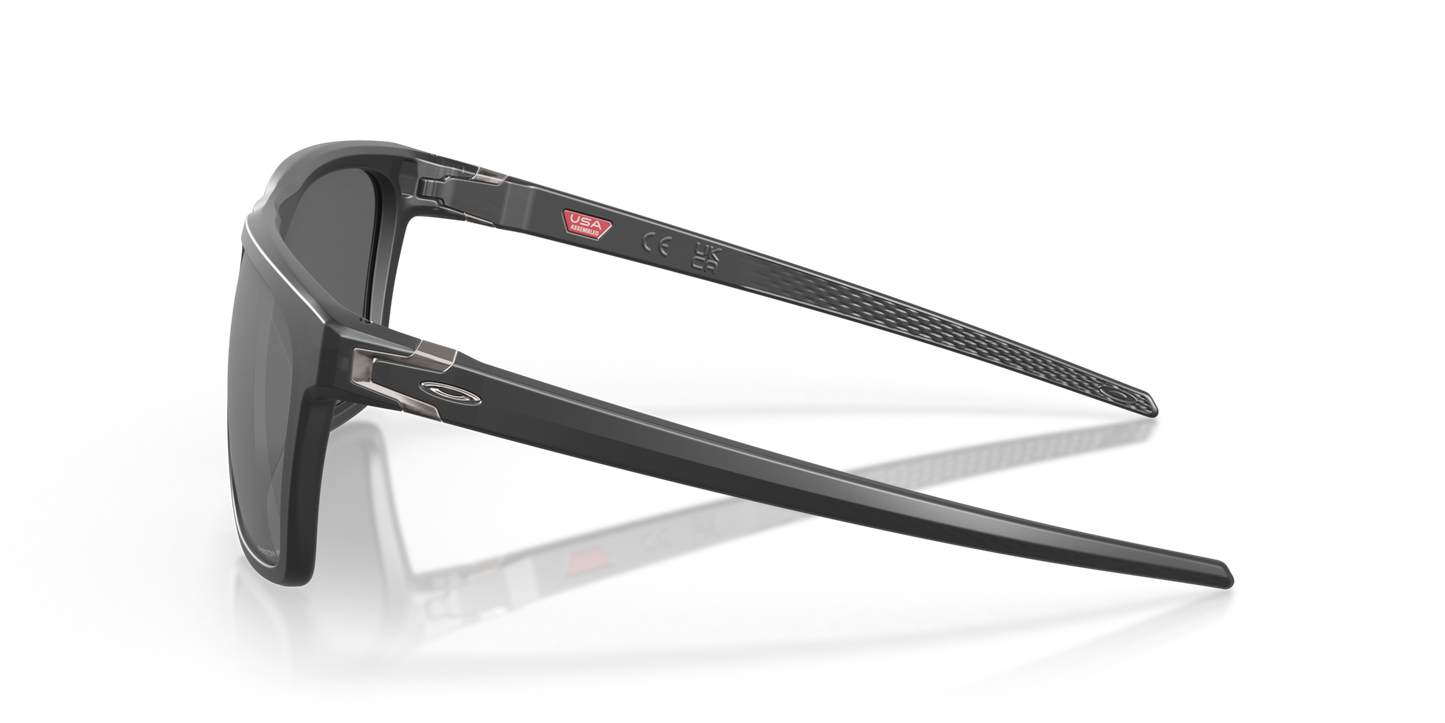 Oakley Leffingwell Sunglasses side view - Colour: Matte Black Ink / Prizm Black