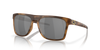 Oakley Leffingwell Sunglasses angle view - Colour: Matte Brown Tortoise / Prizm Tungsten