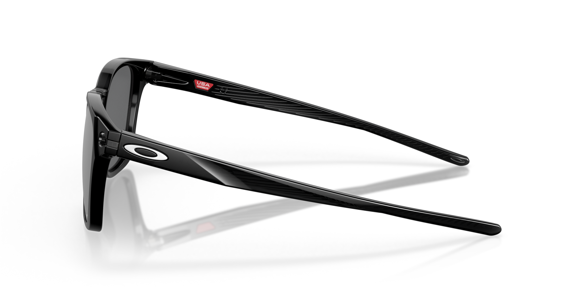 Oakley Ojector Sunglasses side view - Colour: Black Ink / Prizm Black Polarised