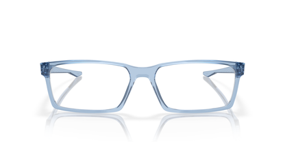 Oakley Overhead OX8060 Optical Frames front view - Colour: Transparent Blue