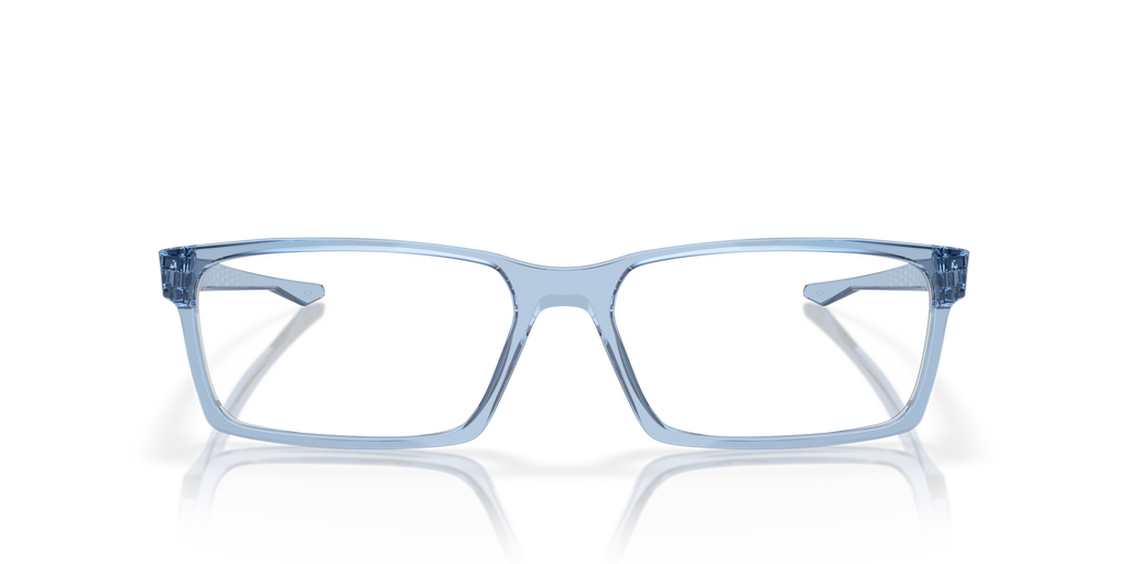 Oakley Overhead OX8060 Optical Frames front view - Colour: Transparent Blue