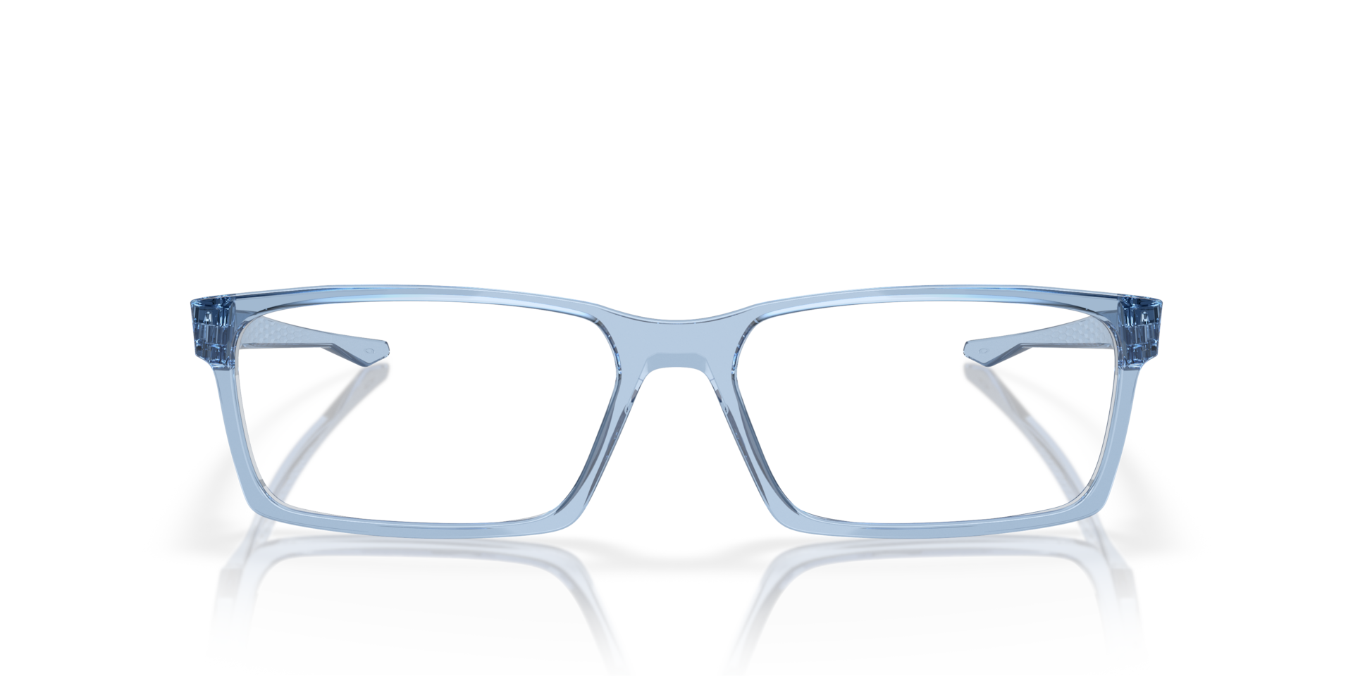 Oakley Overhead OX8060 Optical Frames front view - Colour: Transparent Blue