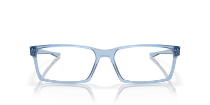 Oakley Overhead OX8060 Optical Frames front view - Colour: Transparent Blue
