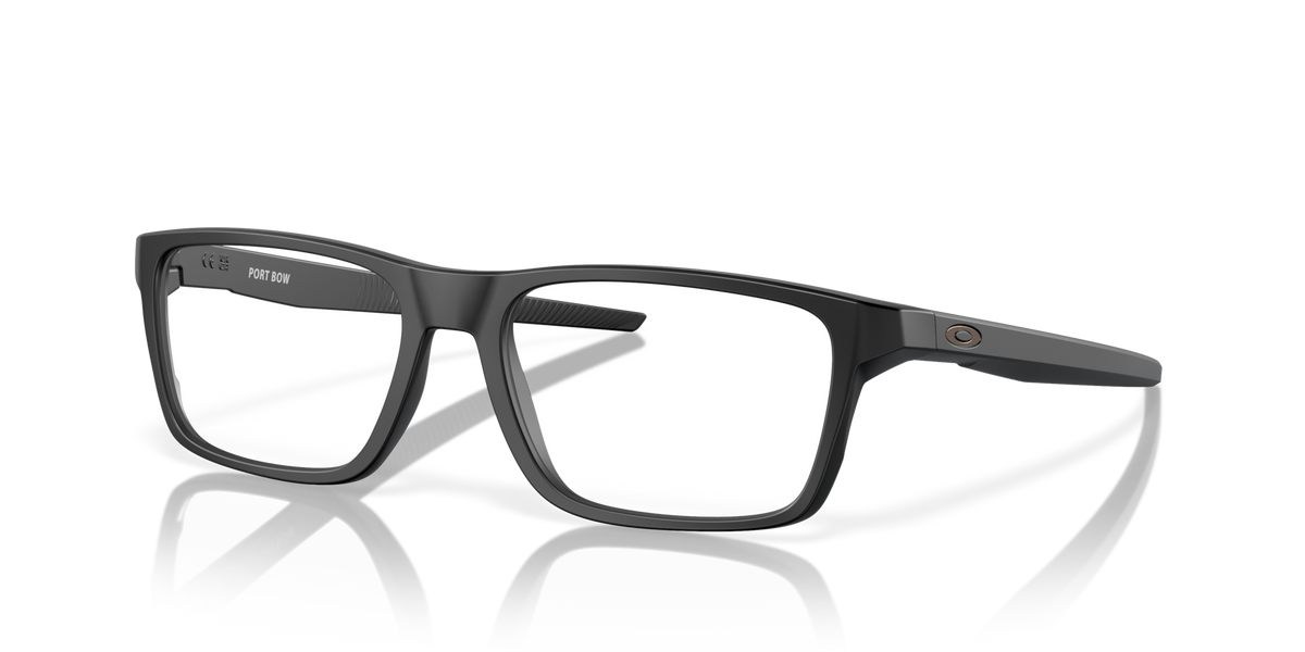 Oakley Port Bow OX8164 Optical Frames angle view - Colour: Satin Black
