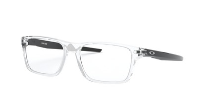 Oakley Port Bow OX8164 Optical Frames angle view - Colour: Polished Clear