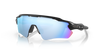 Oakley Radar EV Path Sunglasses angle view - Colour: Matte Black / Prizm Deep Water Polarised