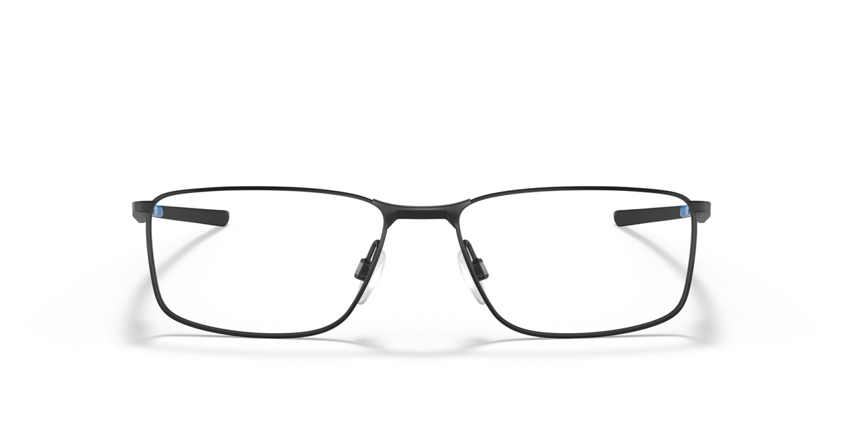 Oakley Socket 5.0 OX3217 Optical Frames front view - Colour: Satin Black with Blue Interior