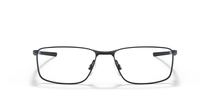 Oakley Socket 5.0 OX3217 Optical Frames front view - Colour: Satin Black with Blue Interior