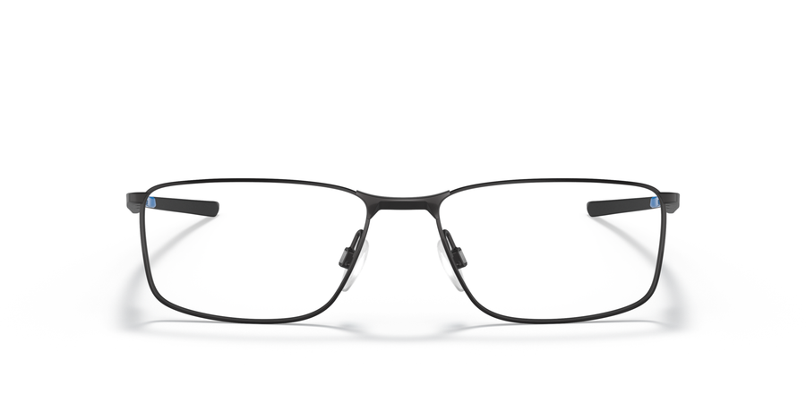 Oakley Socket 5.0 OX3217 Optical Frames front view - Colour: Satin Black with Blue Interior
