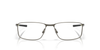 Oakley Socket 5.0 OX3217 Optical Frames front view - Colour: Matte Gunmetal with Olive Detail