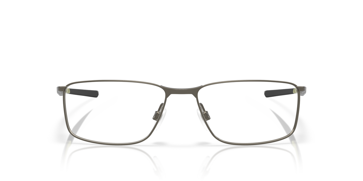 Oakley Socket 5.0 OX3217 Optical Frames front view - Colour: Matte Gunmetal with Olive Detail