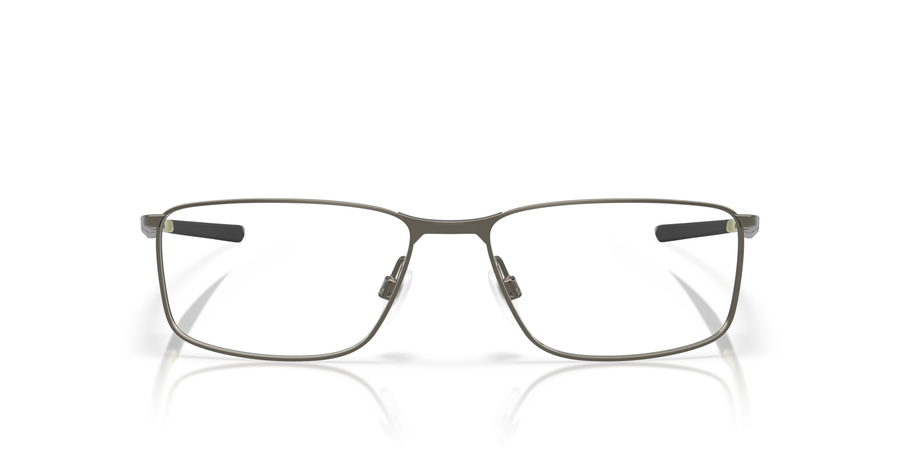 Oakley Socket 5.0 OX3217 Optical Frames front view - Colour: Matte Gunmetal with Olive Detail