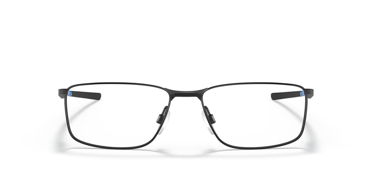 Oakley Socket 5.0 OX3217 Optical Frames front view - Colour: Satin Black with Blue Interior