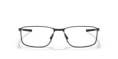 Oakley Socket 5.0 OX3217 Optical Frames front view - Colour: Satin Black with Blue Interior