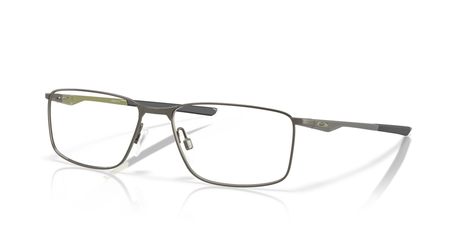 Oakley Socket 5.0 OX3217 Optical Frames angle view - Colour: Matte Gunmetal with Olive Detail