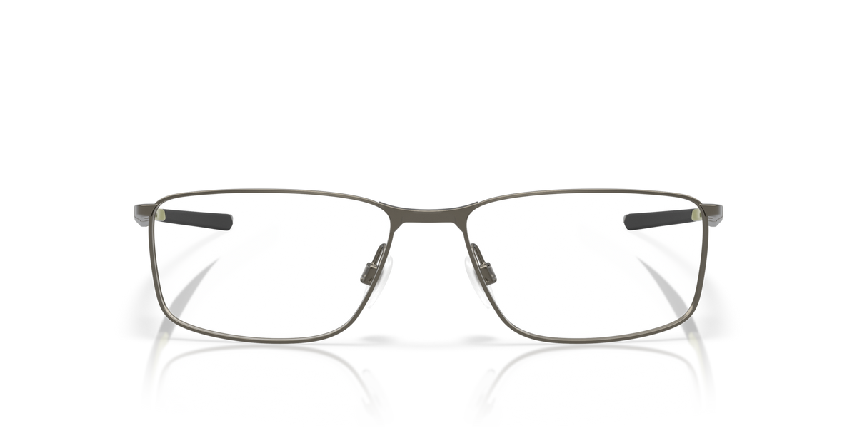 Oakley Socket 5.0 OX3217 Optical Frames front view - Colour: Matte Gunmetal with Olive Detail