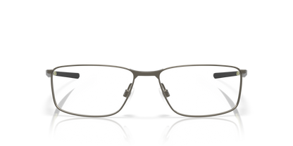 Oakley Socket 5.0 OX3217 Optical Frames front view - Colour: Matte Gunmetal with Olive Detail