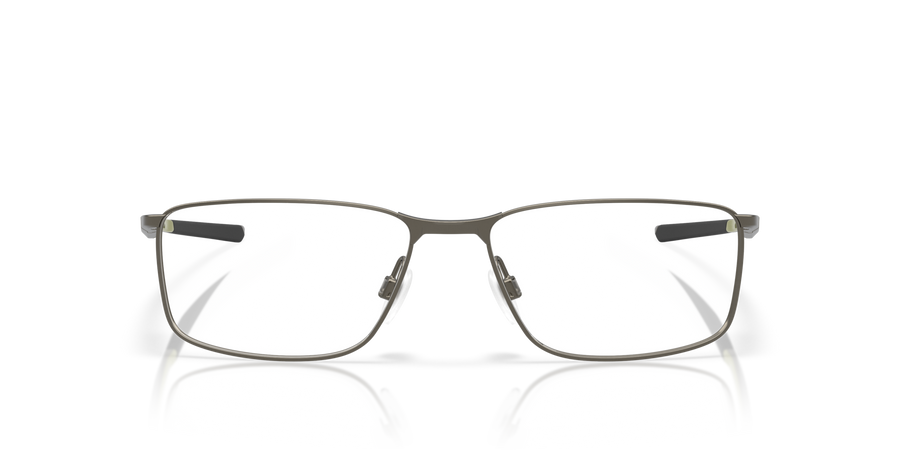 Oakley Socket 5.0 OX3217 Optical Frames front view - Colour: Matte Gunmetal with Olive Detail