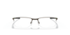 Oakley Socket 5.5 OX3218 Optical Frames front view - Colour: Satin Pewter