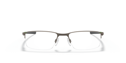 Oakley Socket 5.5 OX3218 Optical Frames front view - Colour: Satin Pewter