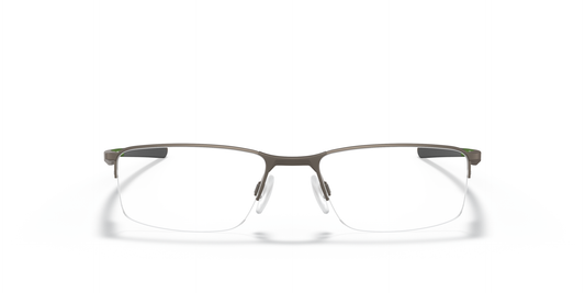 Oakley Socket 5.5 OX3218 Optical Frames front view - Colour: Satin Pewter