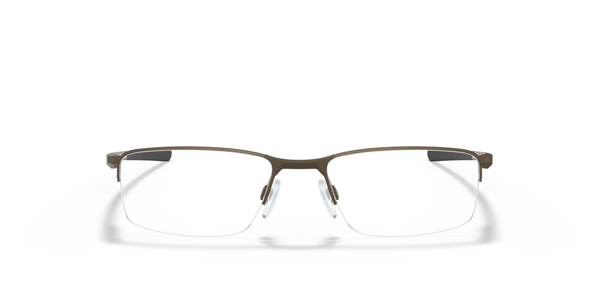 Oakley Socket 5.5 OX3218 Optical Frames front view - Colour: Satin Lead