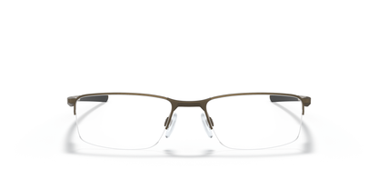 Oakley Socket 5.5 OX3218 Optical Frames front view - Colour: Satin Lead