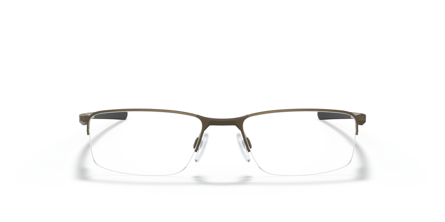 Oakley Socket 5.5 OX3218 Optical Frames front view - Colour: Satin Lead