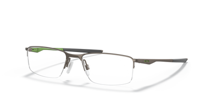 Oakley Socket 5.5 OX3218 Optical Frames angle view - Colour: Satin Pewter