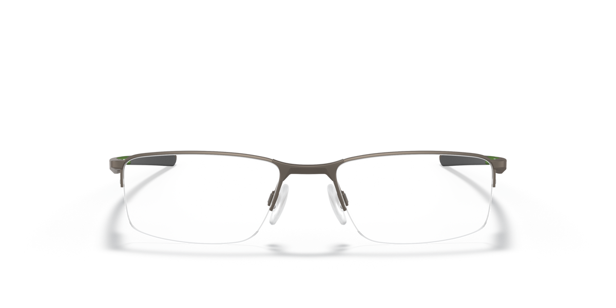 Oakley Socket 5.5 OX3218 Optical Frames front view - Colour: Satin Pewter