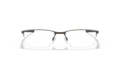Oakley Socket 5.5 OX3218 Optical Frames front view - Colour: Satin Pewter