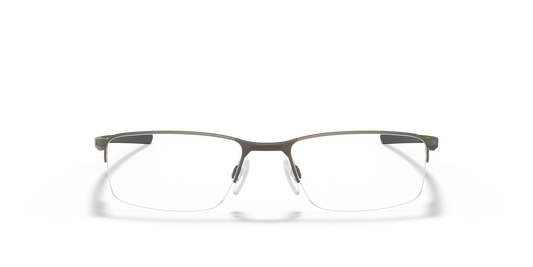 Oakley Socket 5.5 OX3218 Optical Frames front view - Colour: Satin Pewter