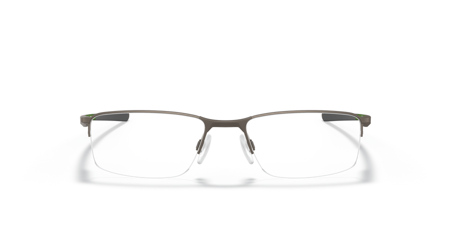 Oakley Socket 5.5 OX3218 Optical Frames front view - Colour: Satin Pewter
