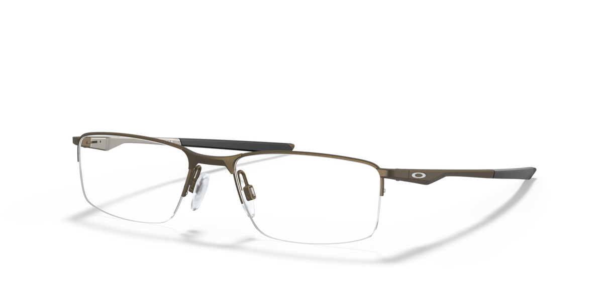 Oakley Socket 5.5 OX3218 Optical Frames angle view - Colour: Satin Lead