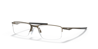 Oakley Socket 5.5 OX3218 Optical Frames angle view - Colour: Satin Lead