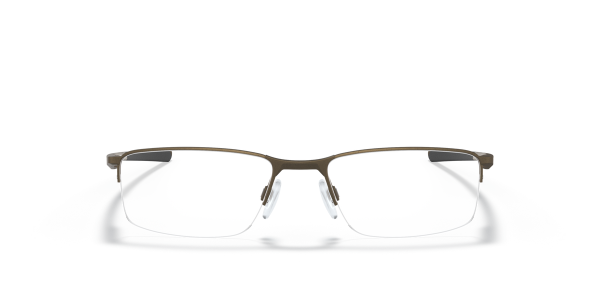 Oakley Socket 5.5 OX3218 Optical Frames front view - Colour: Satin Lead