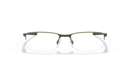 Oakley Socket 5.5 OX3218 Optical Frames front view - Colour: Satin Lead