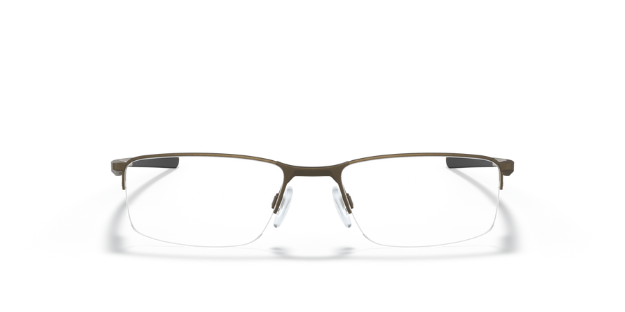 Oakley Socket 5.5 OX3218 Optical Frames front view - Colour: Satin Lead