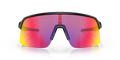 Oakley Sutro Lite Sunglasses front view - Colour: Matte Black / Prizm Road