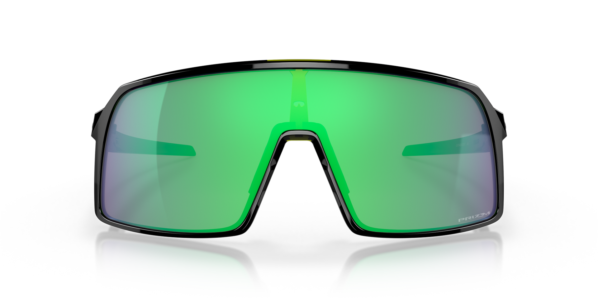 Oakley Sutro Sunglasses front view - Colour: Black Ink / Prizm Jade