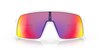 Oakley Sutro Sunglasses front view - Colour: Matte White / Prizm Road