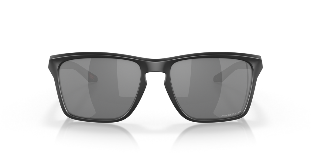 Oakley Sylas Sunglasses front view - Colour: Matte Black / Prizm Black Polarised