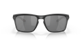 Oakley Sylas Sunglasses front view - Colour: Matte Black / Prizm Black Polarised