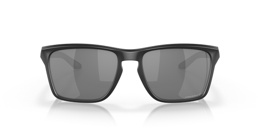 Oakley Sylas Sunglasses front view - Colour: Matte Black / Prizm Black Polarised